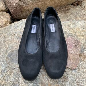 Black Sued Loafers Rockport Women's Size 7.5